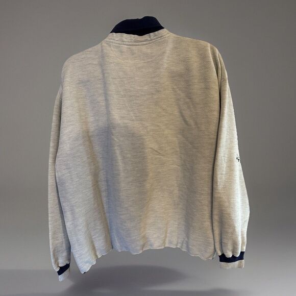 Winston Winners Heavyweight Collared Sweatshirt XL Grey With Blue Collar GUC - Picture 10 of 10